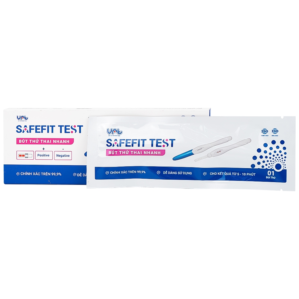 Que thử thai HCG Safefit Test dạng bút