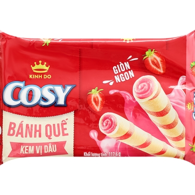 Bánh Quế Cosy Vị Kem Dâu