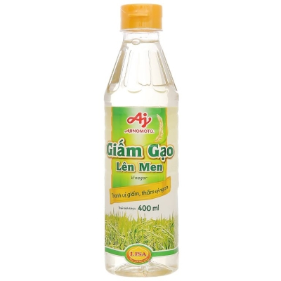Giấm gạo Ajinomoto Lisa 400ml 