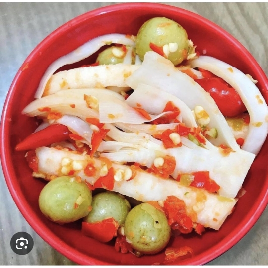 Măng ớt ngâm mật mật