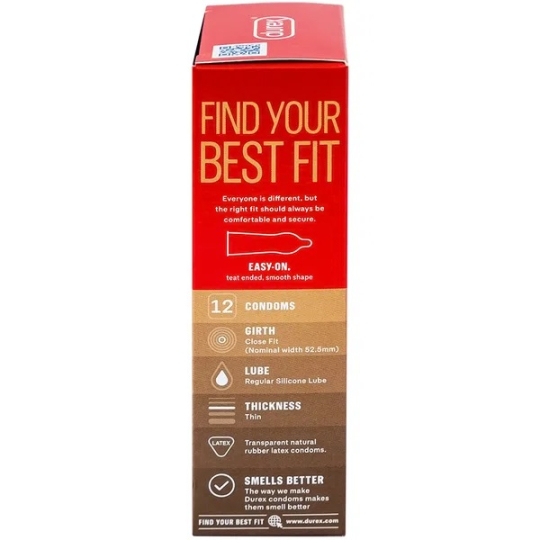 Hộp 12 cái BCS siêu mỏng Durex Fetherlite