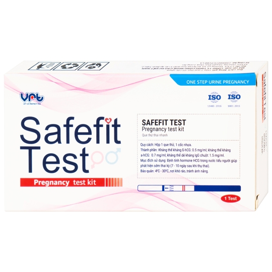 Que thử thai HCG Safefit Test