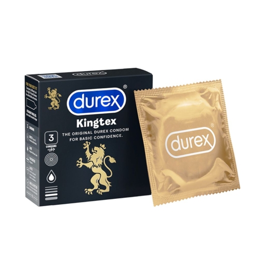 Hộp 3 cái BCS Durex Kingtex