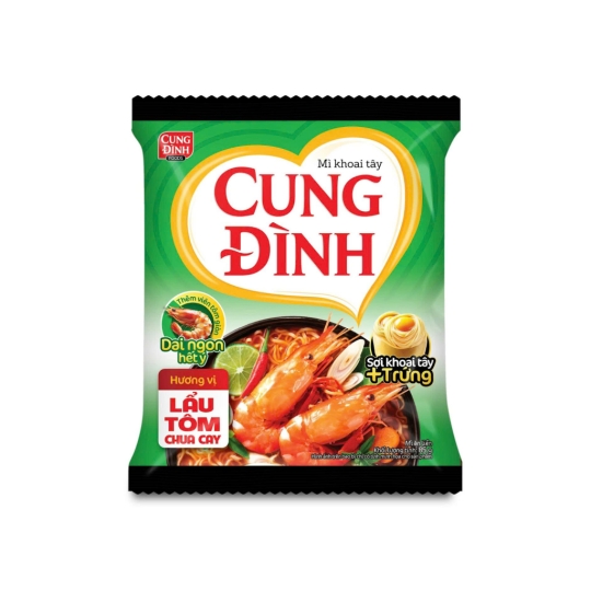 Mì gói Cung đình tôm chua cay 85gr