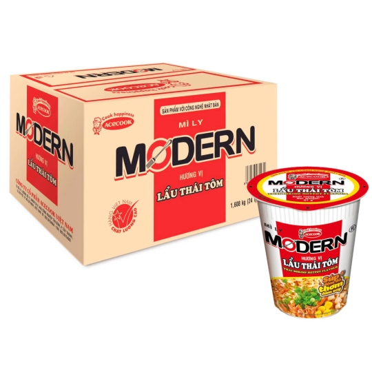 Mì ly Modern Lẩu Thái Tôm 65gr