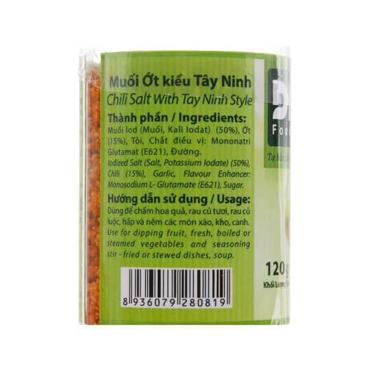 Muối ớt tôm Tây Ninh 120gr