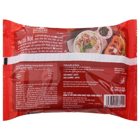 Phở Cung đình Vị bò 68gr