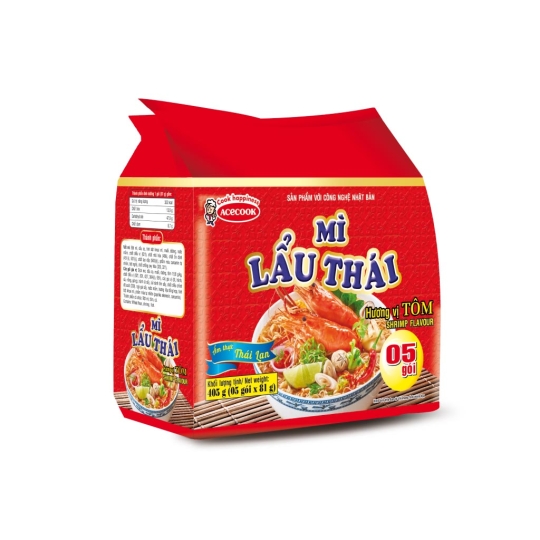 Mì gói Lẩu thái tôm 81gr