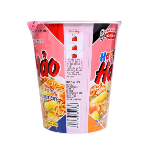 Mì Ly Handy Tôm chua cay 67gr