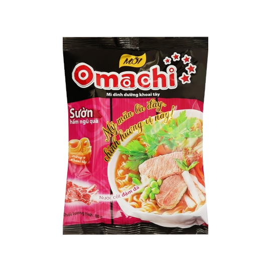 Mì gói Omachi Sườn hầm ngũ quả 80gr