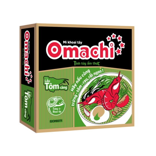 Mì gói Omachi Tôm chua cay 80gr