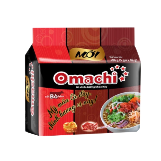 Mì gói Omachi Sốt Bò hầm 80gr