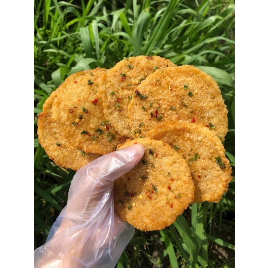 Cơm cháy đáy nồi mắm hành 